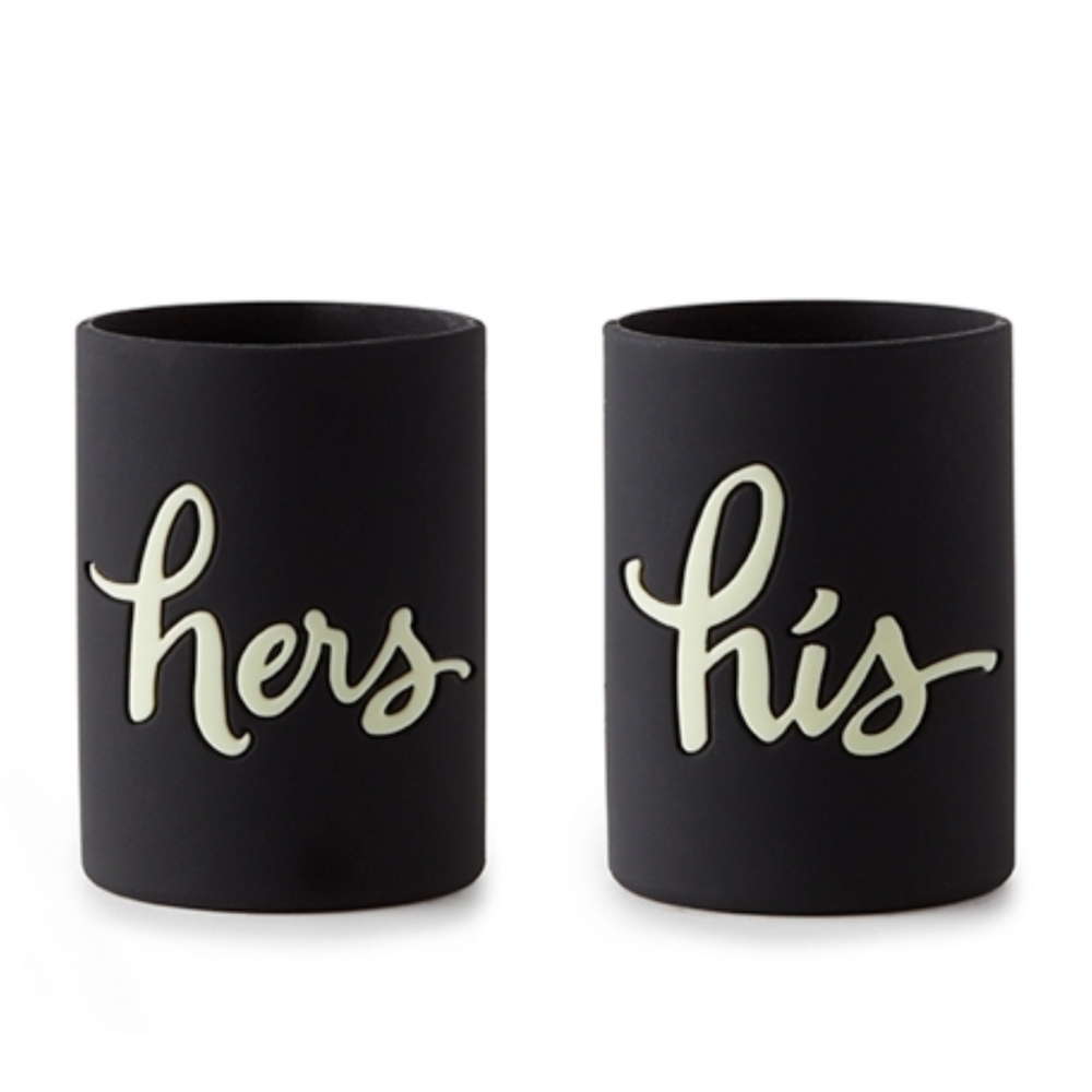 Kate Spade 'His and hers' koozie for engagement